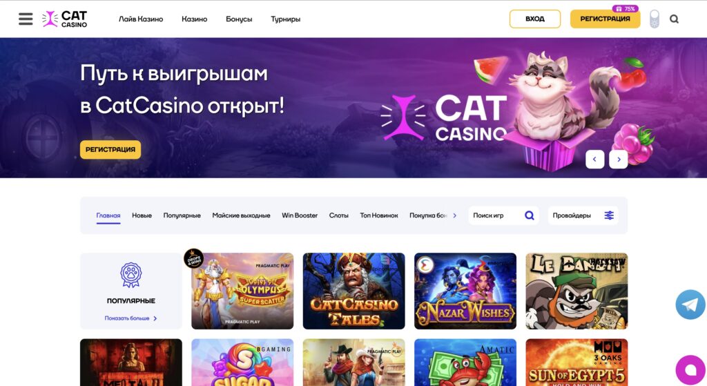 cat casino официальный сайт